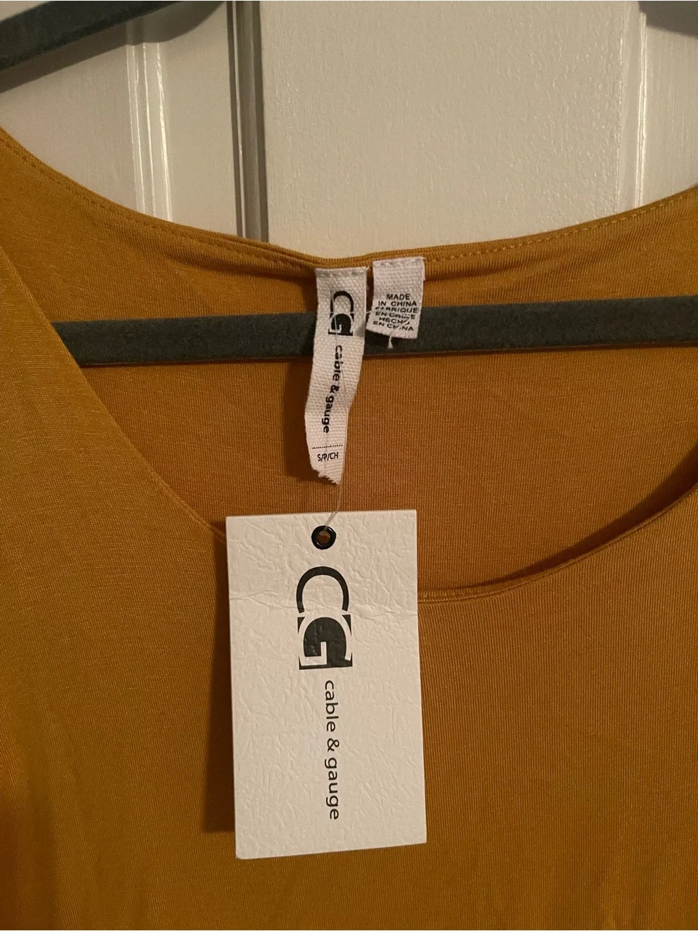 Cable & Gauge Mustard Sleeveless Maxi Dress